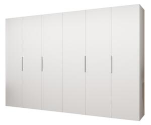 Šatní skříň 300 cm Mirabella 1 (bílá + kašmír)