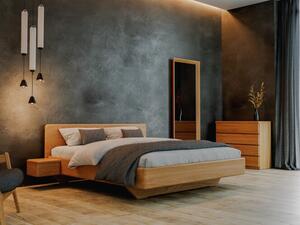 Levitující masivní postel VALENTINA | DUB průběžný | 180x200 cm | JELÍNEK nábytek