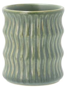 Villa Collection Rýhovaný kameninový hrnek Styles 0,3l (2ks) Green