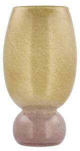 Villa Collection Sklenená váza Styles 16,5x30 cm Rose/Yellow