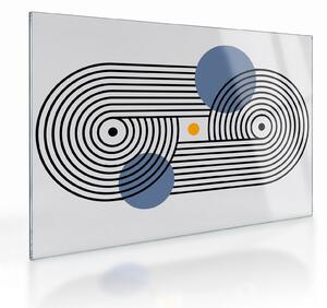 Skleněný obraz - Minimalistická abstrakce N⁰3 (70x50 cm)
