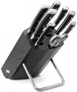 Wüsthof Solingen Classic Ikon sada kuchyňských nožů černá 8 dílů