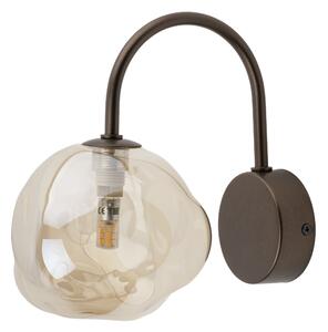 TK Lighting Hnědé nástěnné svítidlo Lava pro žárovku G9 TK11024