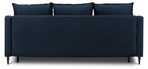 Modrá rozkládací pohovka s úložným prostorem Mazzini Sofas Ancolie, 215 cm