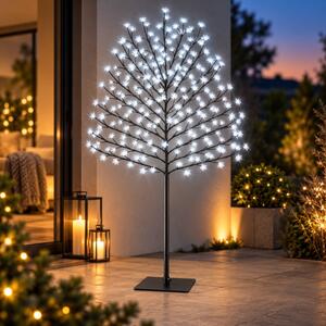 LED světelný strom třešňový květ 180 cm – studená bílá