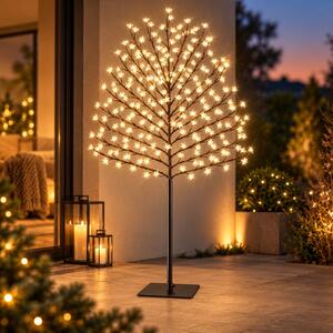 LED světelný strom třešňový květ 180 cm – teplá bílá