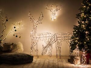 Vánoční venkovní LED dekorace ve tvaru soba 70 cm černá NARUSKA