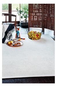 Bílý vzorovaný oboustranný koberec Narma Pärna, 160 x 100 cm