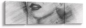 Obraz - Portrén Merilyn Monroe (170x50 cm)