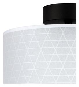 Bílé stropní svítidlo se vzorem trojúhelníků Sotto Luce Taiko, ⌀ 25 cm
