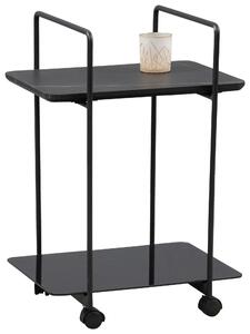 SERVÍROVACÍ VOZÍK, černá, 45/35/65 cm - Barové vozíky, Online Only
