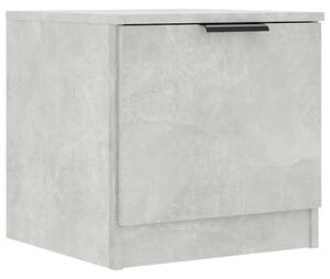 Noční stolek betonově šedý 40 x 39 x 40 cm