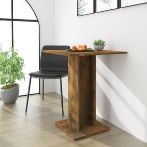 Bistro stolek kouřový dub 60 x 60 x 75 cm kompozitní dřevo