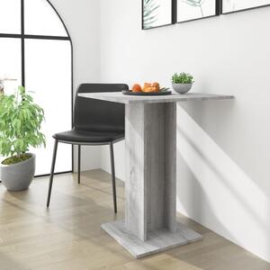 Bistro stolek šedý sonoma 60 x 60 x 75 cm kompozitní dřevo