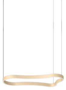 Ideal Lux 345222 WAVES závěsné svítidlo LED 37W 4000/2130lm 3000K zlatá
