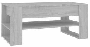 Konferenční stolek šedý sonoma 102x55x45 cm kompozitní dřevo