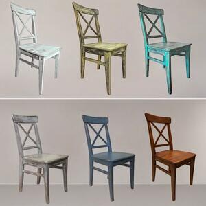 Stará Krása - Designová úprava Sada jídelních židlí v různých stylech