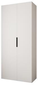 Šatní skříň 110 cm Carmela 40-4 (bílá + černá)