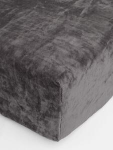 MK Lůžkoviny Prostěradlo mikroplyš Exclusive 220 × 200 cm – tmavě šedé