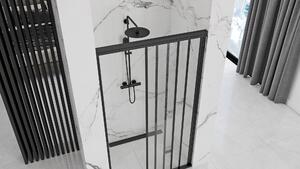 Sprchové dveře REA ALEX - černé 90