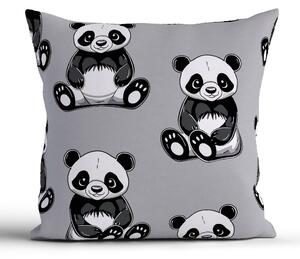 MK Lůžkoviny Bavlněný povlak na polštář Renforcé 40 x 40 cm - Panda