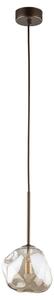 TK Lighting Hnědý závěsný lustr Lava 150mm pro žárovku G9 TK11025