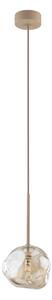 TK Lighting Béžový závěsný lustr Lava 150mm pro žárovku G9 TK11106
