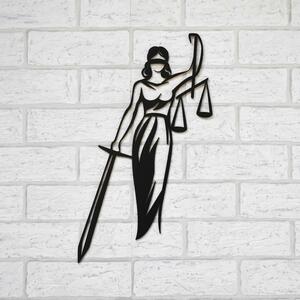 DUBLEZ | Dřevěná dekorace na zeď - Bohyně spravedlnosti
