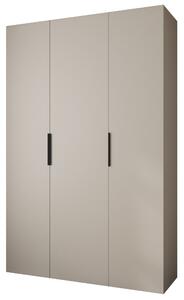 Šatní skříň 160 cm Carmela 40-4 (kašmír + černá)