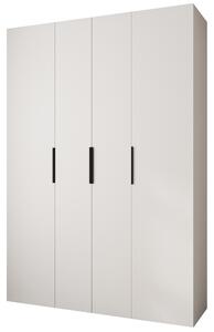 Šatní skříň 170 cm Carmela 40-4 (bílá + černá)