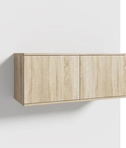 ETapik - Závěsná skříň, 100 cm Barva dřeva: Sonoma/Bílá
