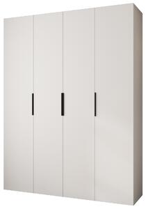 Šatní skříň 190 cm Carmela 40-4 (bílá + černá)