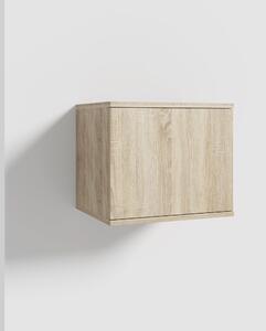 Závěsná skříň, 50 cm Barva dřeva: Dub Artisan/Černá