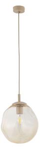 TK Lighting Béžový závěsný lustr Lava 250mm pro žárovku E27 TK11327