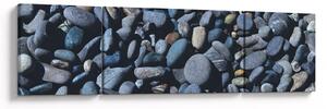 Obraz plážových oblázků (170x50 cm)