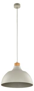 TK Lighting Béžový závěsný lustr Cap pro žárovku E27 TK5664