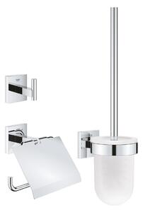Grohe Start Cube 3 v 1 Sada doplňků pro toaletu, chrom 41123000