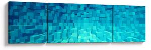 Obraz - abstraktní kostky (170x50 cm)