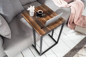 Masivní akáciový odkládací stolek Future, 43 cm