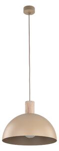 TK Lighting Béžový závěsný lustr Oslo pro žárovku E27 TK11010