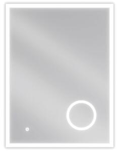 Mexen Kala podsvícené koupelnové zrcadlo s kosmetickým zrcátkem 60 x 80 cm, LED 6000K, antikondenzace - 9820-060-080-611-00