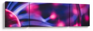 Abstraktní fialový obraz (170x50 cm)