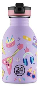 Nerezová dětská láhev Music Friends 250ml 24 Bottles