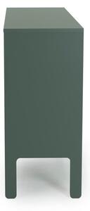 Tmavě zelená komoda Tenzo Uno, šířka 148 cm
