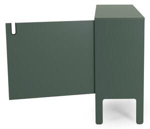 Tmavě zelená komoda Tenzo Uno, šířka 148 cm