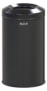 Alda Samozhášecí odpadkový koš Fireguard 20 l, lakovaná ocel, černá