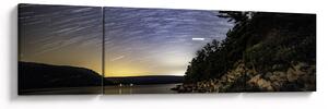 Obraz - obloha při západu slunce (170x50 cm)