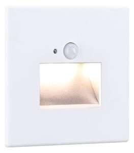 Paulmann 93133 Edge Quadro, svítidlo do stěny se senzorem, 1x1,2W LED 2700K, matná bílá, 8x8cm