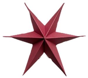Noordliving Šesticípá hvězda Xmas Wine Red - 12 cm NL151