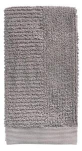 Šedohnědý bavlněný ručník Zone Classic, 50 x 100 cm